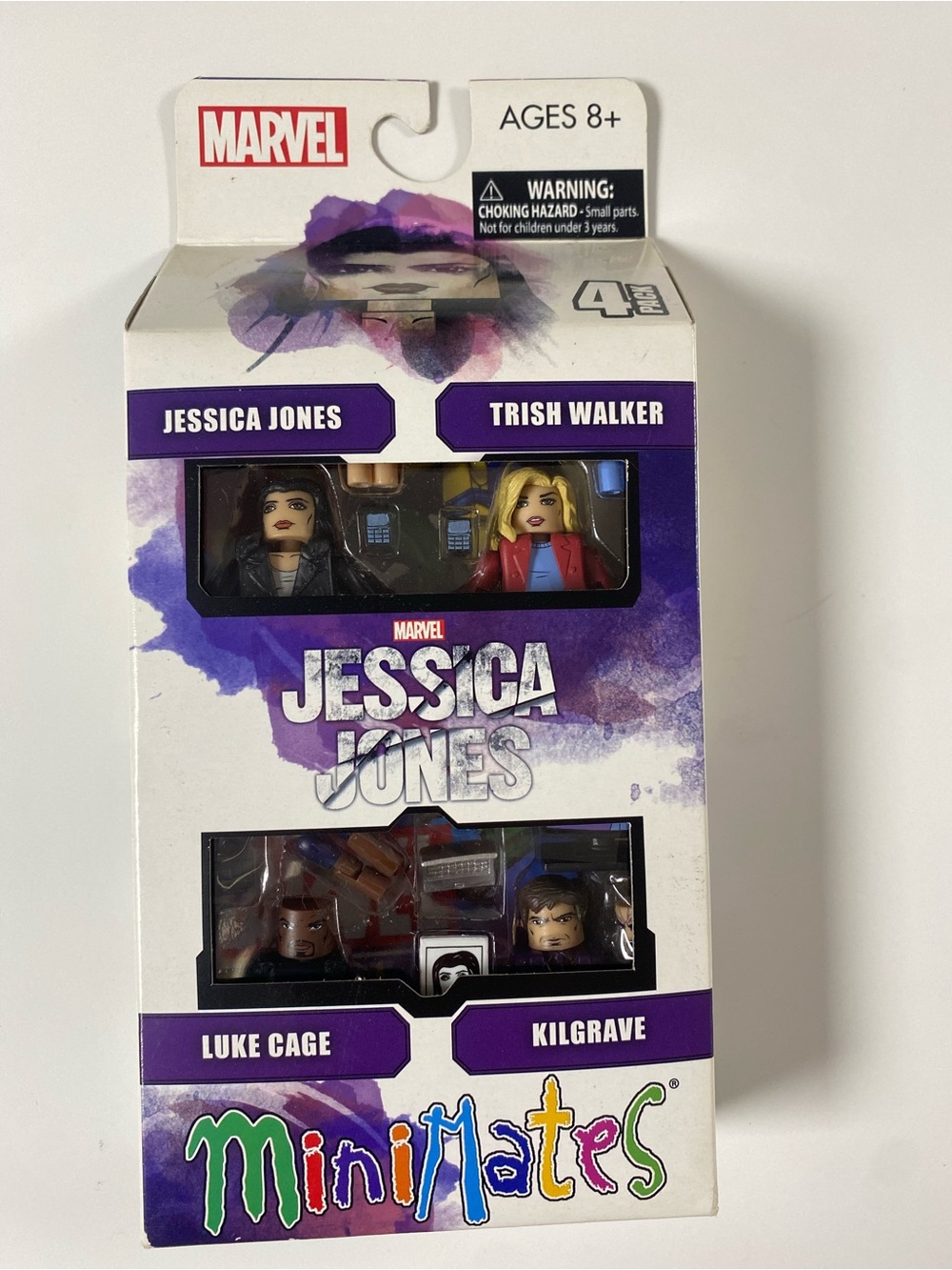 Marvel Jessica Jones Minimates 4-Pack - box has some wear on it
